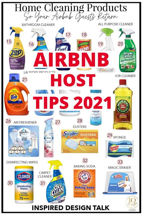 omg I had no idea all the Airbnb cleaning hacks I needed. I am a new airbnb host so this is perfect for my rental property. Cleaning Service Checklist, Home Cleaning Equipment, Natural Cleaning Supplies, Home Cleaning Products, New Home Essentials, Cleaning Essentials, Best Airbnb, Best Cleaner, Tile Cleaners