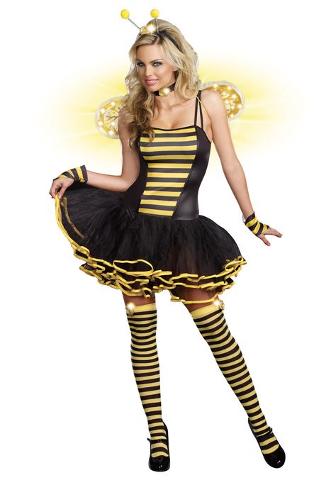 sexy bumblebee costume Animal Costumes For Adults, Animal Costumes For Kids, Bumble Bee Costume, Ladies Fancy Dress, Cow Costume, Bee Costume, Costumes For Teens, Halloween Costume Accessories, Adult Halloween Costumes