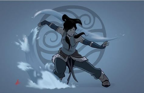 Korra Waterbending, Legend Of Korra Art, The Legend Of Korra Fanart, Camille League Of Legends, Korra Art, Water Bending, Avatar Tattoo, Avatar The Legend Of Korra, Avatar Picture