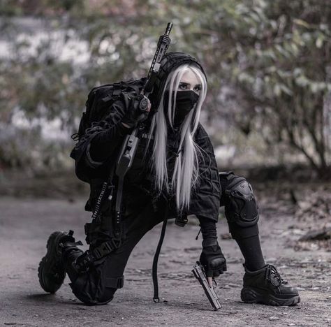 Cyberpunk Clothing, Punk Style Outfits, Techwear Outfits, Tactical Wear, Techwear Fashion, Urban Ninja, Cyberpunk Fashion, Tactical Clothing, Tech Fashion