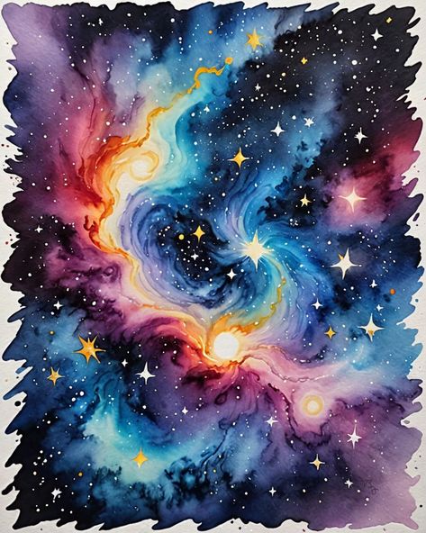 I am making a whole large series of cute Galaxy Watercolor Animals, & a cute Galaxy Watercolor Café treats. A fun mix of rainbow, galaxy, neon colors. Fun on glitter & holographic paper, too! Once I get them all uploaded, my style & color choices looks great to mix & match & tile a few to many pieces together. Animal Sketches Easy, Neon Watercolor, Space Rainbow, Galaxy Watercolor, Space Watercolor, Markers Drawing Ideas, Holographic Paper, Watercolor Decor, Stars Space