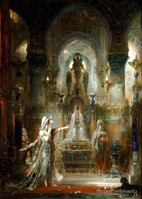 Salome Dancing Before Herod - Gustave Dore Musée Gustave Moreau, Gustave Moreau, Art Mini Toile, Art Ancien, American Painting, Textured Canvas Art, Hur Man Målar, Classical Art, Painting Reproductions