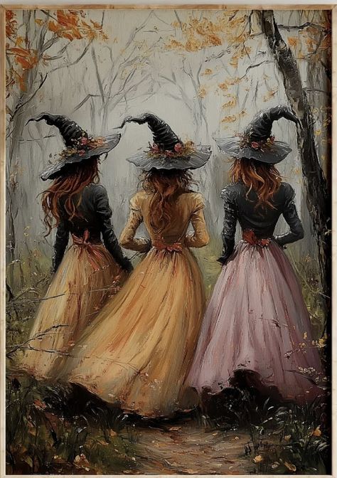 Witch Image Aesthetic, Witch Pictures Halloween, Witch Reading Illustration, Witch And Wizard Aesthetic, Modern Day Witch Aesthetic, Down The Witches Road, Witch Burning At Stake, Christmas Witch Aesthetic, Halloween Images Creepy