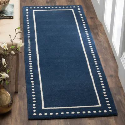 Buy Area Rugs Online at Overstock | Our Best Rugs Deals Contemporary Pop Art, Art Motifs, Border Rugs, Solid Color Rug, Silver Rug, Rug Black, Navy Rug, Wool Runner Rug, Wool Runners