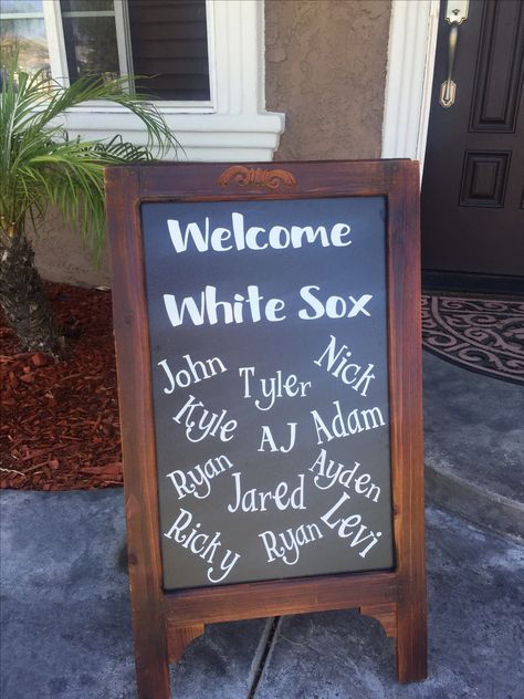 Baseball Team Party Welcome Sign | Sports Team Party | Sports Banquet | Welcome Party Signs Baseball Team Party, Fall Baseball, Coaches Gifts, Sports Banquet, Staff Party, Baseball Room, Party Welcome Sign, Team Party, Welcome Party