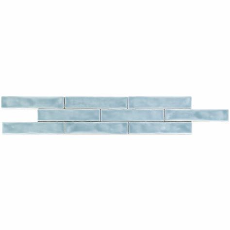 Ivy Hill Tile Newport Polished 2" x 10" Ceramic Subway Tile & Reviews | Wayfair Wayfair Bathroom, Subway Tile Colors, Polish Ceramics, Ceramic Subway Tile, Ivy Hill Tile, Sea Inspired, Natural Stone Tile, Bathroom Tile, Beautiful Tile