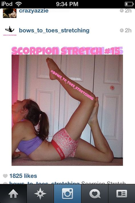 Figure Skating Stretches, Skating Stretches, Cheerleading Stretches, Scorpion Stretches, Cheerleading Flexibility, Cheer Flexibility, Cheer Stretches, Figure Skating Quotes, Cheer Hacks