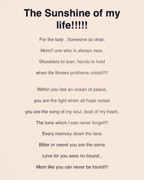 To My Mom, You Lied, Mom Quotes, Your Mom, The Sunshine, My Mom, Of My Life, My Life, Life Quotes