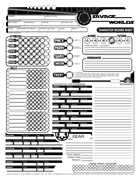 D20 Modern, Savage Worlds, Star Character, Character Sheet, Modern Warfare, Character Creation, Game Design, Aircraft, Star Wars