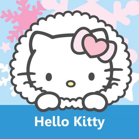 Hello Kitty Sanrio Wallpapers, Themed Icons, Iphone Widgets, Printable Snowman, Cute Headers For Twitter, Hello Kitty Themes, Hello Kitty Aesthetic, Kitty Images, Hello Kitty Christmas