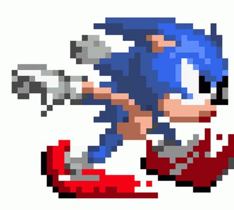 Sonic Running Sticker - Sonic Running - Discover & Share GIFs Sonic Running Gif, Sonic Running, Sonic Gif, Epic Gif, Sonic Anime, Running Gif, Sonamy Comic, X Men Evolution, Sonic Mania