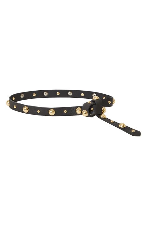 B-Low the Belt Tilly Moto Studded Leather Belt | Nordstrom B Low The Belt, Summer Wardrobe Essentials, Belt Gold, Wedding Guest Shoes, Sneaker Slippers, Modern Shop, Baby Boy Shoes, Made Clothing, Boy Shoes