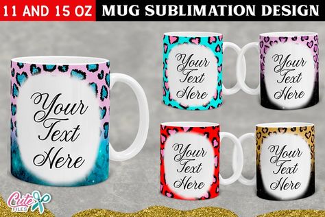 Bleach Sublimation mug | Leopard Mug template Sublimation Mug, Clothes Fabric, Transfer Foil, Mug Template, Bag Mockup, Design Printable, Art Deco Patterns, Sublimation Mugs, Laser Cut Sign