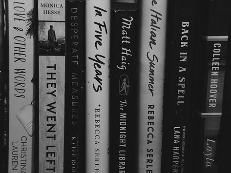 Vintage looking books, library aesthetic, book worm, Colleen Hoover, Book recommendations, black and white, photography Black And White Writer Aesthetic, Black And White Aesthetic Writing, Black Aesthetic Notion Cover, Black And White Reading Aesthetic, Black And White Books Aesthetic, Black And White Academia Aesthetic, Black And White Aesthetic Books, Book Aesthetic Black And White, Black Aesthetic Books