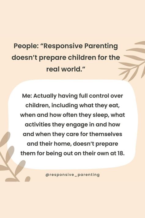 Responsive Parenting, Parenting Style, Parenting Styles, Parenting Quotes, Parenting Advice, Parenting Tips, The Real World, Real Quotes, Parenting Hacks