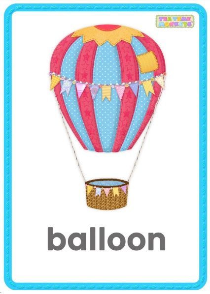 B Is For Balloon, Balloons