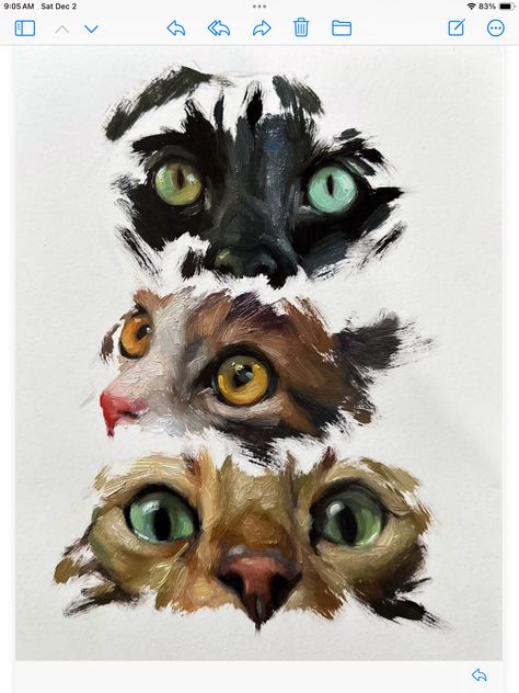 Jennifer Gennari, Gouache Ideas, Cat Portrait Painting, Photos Of Cats, Animal Illustration Art, Warrior Cats Art, Oil Pastel Art, Gouache Art, Arte Sketchbook