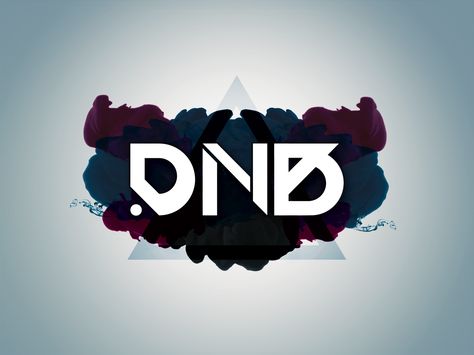 DNB Wallpaper. A mixed media of custom Type and ink photography - Leo Gomez Dnb Wallpaper, Ink Photography, Custom Type, Adidas Logo, Mixed Media, Media, ? Logo, Music, Photography