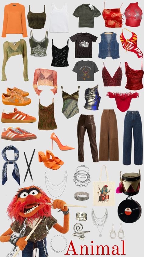 #muppet #muppets #muppetmovie #themuppets #themuppetshow #muppetsshow #animal #animalmuppet #animalcostume Muppets Halloween, Partner Halloween Costumes, Animal Muppet, Animal Halloween Costumes, Pumpkin Queen, The Muppet Show, The Muppets, Halloween Costume Outfits, Vintage Cloth