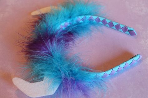 Sully inspired headband | My creations | Pinterest James P Sullivan Costume Diy, Sully Costume Women, Monsters Inc Sully Costume, Sully Monsters Inc Costume Diy, Diy Sully Costume Monsters Inc, Diy Sully Costume, Sully Costume Diy, Sully Halloween Costume, Monsters Inc Costume Diy