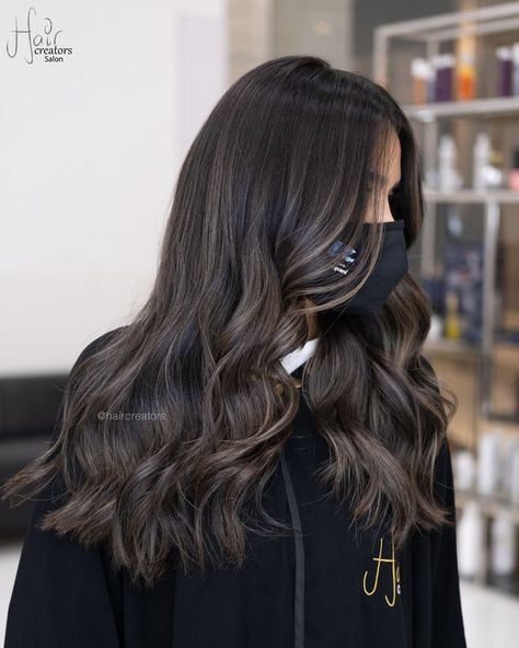 Dark Ash Balayage, Ash Brown Hair Balayage, Ash Balayage, Dark Brown Hair Balayage, Ash Brown Hair Color, Black Hair Balayage, Dark Brunette Hair, Ash Brown Hair, Ash Hair Color