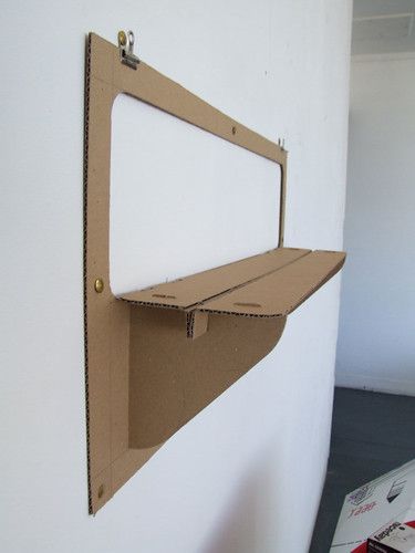 DSCF3244 | Savio Ku | Flickr Cardboard Shelf, Cardboard Furniture Design, Dollhouse Furniture Tutorials, Cardboard Display Stand, Cardboard Dollhouse, Cardboard Storage, Cardboard Display, Cardboard Sculpture, Cool Paper Crafts