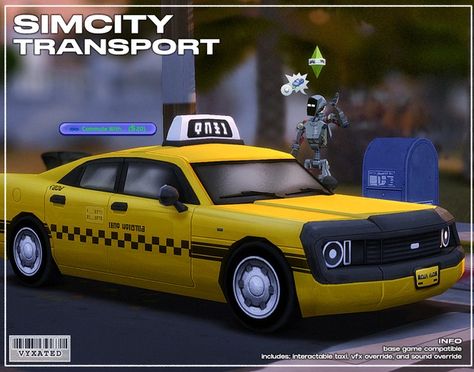 SimCity Transport | Patreon Sims 4 Car Mod, Sims Love, Sims 4 Cas Mods, Free Sims 4, Sims 4 Mm Cc, Play Sims, Sims 4 Gameplay, Sims 4 Mm, Sims Four