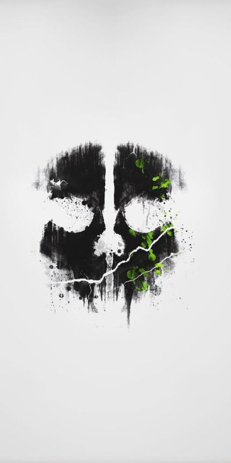 Call Of Duty, The One, Ghost, Mask, Black