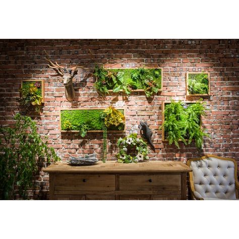 Miami Cars, Beer Garden Ideas, Anthropologie Hacks, Cube Ideas, Brick Wall Decor, Luxury Miami, Planter Wall, Cozy Baby Room, Moss Decor