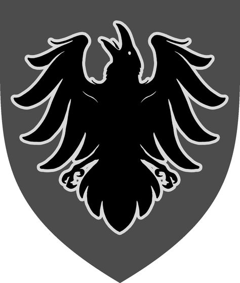 Raven Heraldry 01 #raven #heraldry #ravenheraldry #coatofarms #ink #BW #line #medieval Raven Crest Design, Raven Coat Of Arms, Raven Emblem, Raven Symbol, Raven And Wolf, Heraldry Design, Character Symbols, 7 Tattoo, Octopus Tattoos