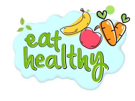 Sticker GIFs "Eat healthy" by Константин Healthy Food Stickers, Food Stickers, Eat Healthy, Creative Professional, Global Community, Vision Board, Healthy Eating, Doodles, Gif