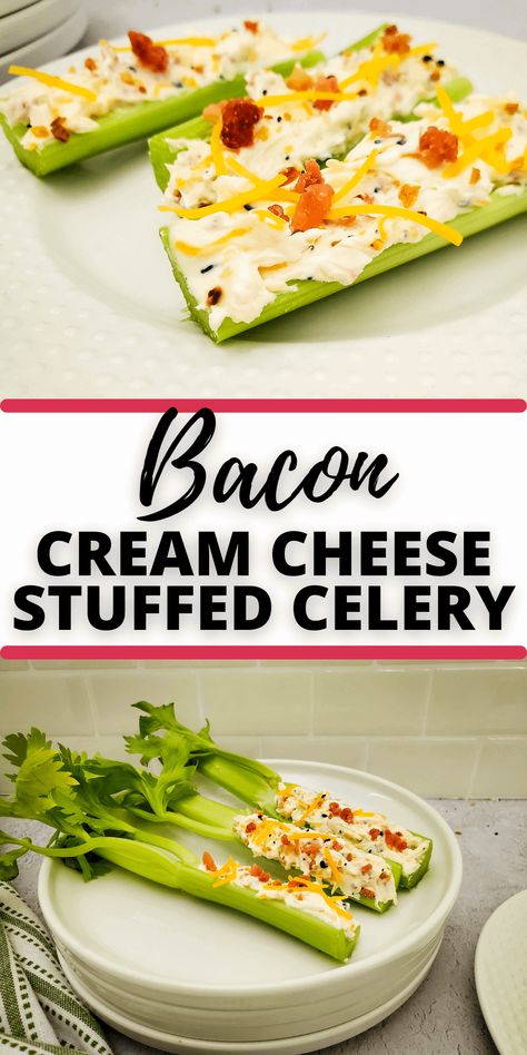 Bacon Cranberry Walnut Stuffed Celery, Baked Celery Recipes, Celery Cream Cheese Appetizers, Celery Cream Cheese, Cream Cheese Stuffed Celery, Keto 2023, Celery Snacks, Comfort Food Appetizers, Stuffed Celery