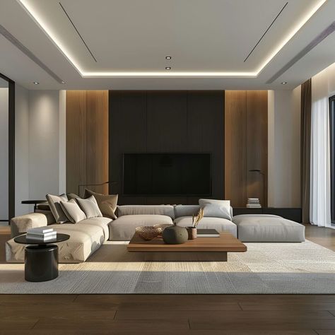 Family Room: Size, Functionality, Uses, Furniture And Renovation 10 Porter Sectional, Lounge Interiors, Contemporary Living Room Design, 카페 인테리어 디자인, Home Design Living Room, Minimalist Living Room, Apartment Design, Interior Design Studio, Design Architecture