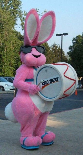 Energizer Bunny Bunny Mascot, Bunny Drop, Energizer Bunny, Keep It Real, Quick Saves