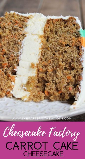 Carrot Cake And Cheesecake, Cheesecake Factory Carrot Cake Cheesecake, Carrot Cake Cheesecake Cake, Cheesecake Factory Carrot Cheesecake, No Bake Carrot Cake Cheesecake, Cheesecake Carrot Cake Recipe, Cheesecake Factory Carrot Cake Recipe, Carrot Cake With Cheesecake Layer, Carrot Cake Cheesecake Recipe Easy