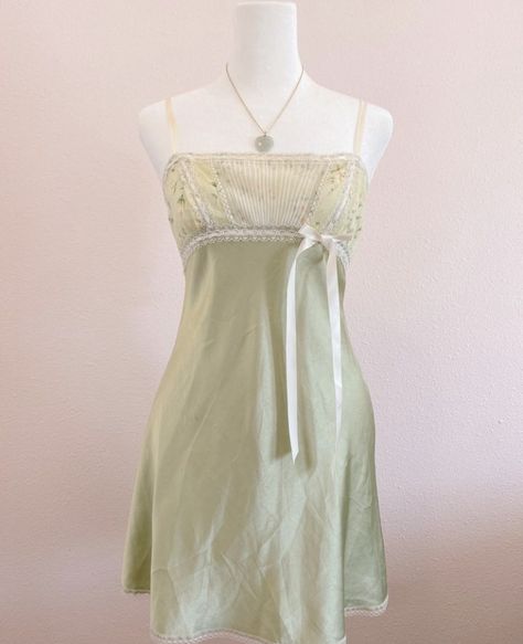 Sage Green Floral, Satin Slip, Satin Slip Dress, Really Cute Outfits, Girly Fashion, Girly Outfits, Dream Dress, Pretty Dresses, Pretty Outfits