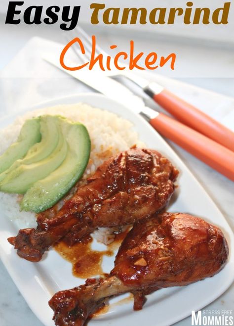 easy tamarind chicken Tamarind Recipes Chicken, Tamarind Chicken, Tamarind Recipes, Tamarind Sauce, Chicken Easy, Sauce For Chicken, Chicken Dishes Recipes, Easy Family Meals, Garlic Chicken