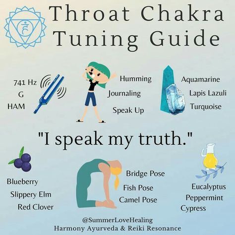 Throat Chakra Mudra, Kundalini Reiki, Vishuddha Chakra, Chakra Chart, Kundalini Meditation, Chakra Healing Meditation, Throat Chakra Healing, Personal Truth, Chakra Activation