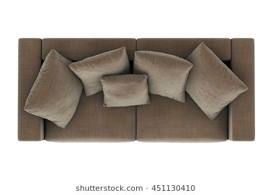 Sofa Top View Png, Couch Top View, Armchair Top View, Sofa Top View, Living Room Top View, Beige Couch Living Room, Presentation Plan, Bed Top View, Furniture Icon