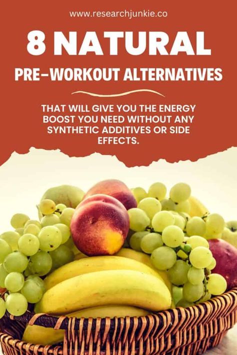 Pre Workout Fruit, Energy Before Workout, Natural Pre Workout, Preworkout Drink, Pre Workout Food, Workout Eating, Workout Smoothies, Quick Energy, Full Body Hiit Workout