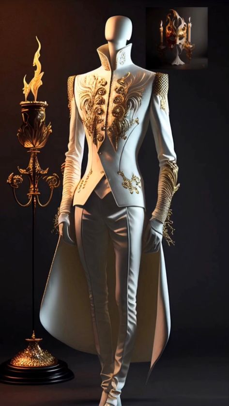 Masquerade Outfit Men, Masquerade Suit, Masquerade Outfit Ideas, Masquerade Outfit, Tailored Fashion, King Outfit, Fancy Suit, Royal Outfits, Fashion Suits For Men