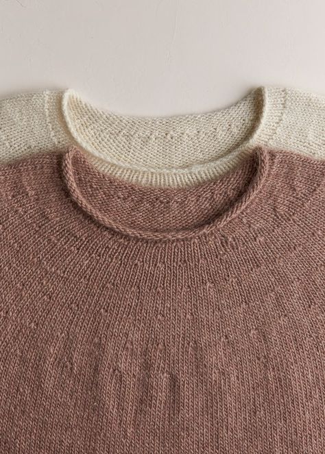 Top-Down Circular Yoke Pullover   | Knitting Pattern by Purl Soho Knit Top Patterns, Knitting Patterns Free Sweater, Knitting Humor, Purl Soho, Haken Baby, Circular Knitting, Sweater Knitting Patterns, Cardigan Pattern, Beautiful Knitting