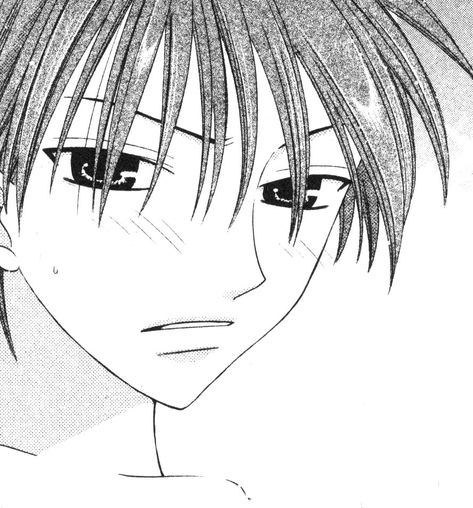 Kyo Fruits Basket, Kyo Manga, Fruits Basket Manga, Manga Panels, Fruits Basket, Fictional Crushes, Fruit Basket, Manga Anime, Male Sketch