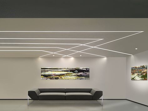 Pure Lighting - Application Photos: Indoor Lighting, Outdoor Lighting, Modern Lighting Kenaf Roof Design, Kanaf Roof Design, Profile Lights, False Ceiling Bedroom, False Ceiling Living Room, Pop False Ceiling Design, House Ceiling Design, Ceiling Design Living Room, Ceiling Design Modern