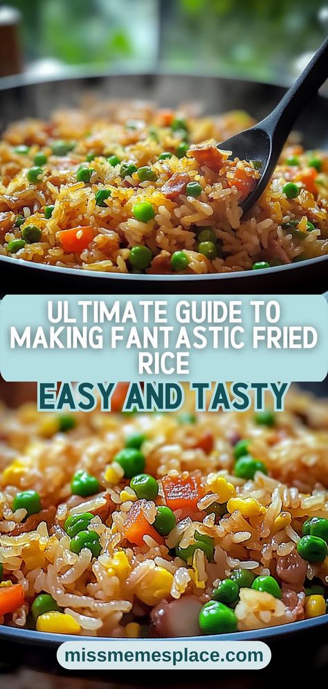 Unleash your inner chef with our ultimate guide to making Freakin’ Fantastic Fried Rice! This incredible fried rice recipe not only satisfies your taste buds but also impresses family and friends. With step-by-step instructions, learn how to select the best ingredients, achieve perfect texture, and customize with proteins and veggies. Discover essential tips for preparation and storage to enjoy leftovers at their best. Fried Rice Recipe, Easy Dishes, Mixed Vegetables, Rice Recipe, Gluten Free Vegetarian, Rice Recipes, Weeknight Dinner, Fried Rice, Step By Step