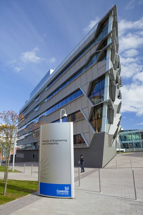 Engineering and computing building Coventry University, Coventry City, Education Information, Computer Engineering, High Tech Gadgets, Global Education, Best University, University Campus, Coventry