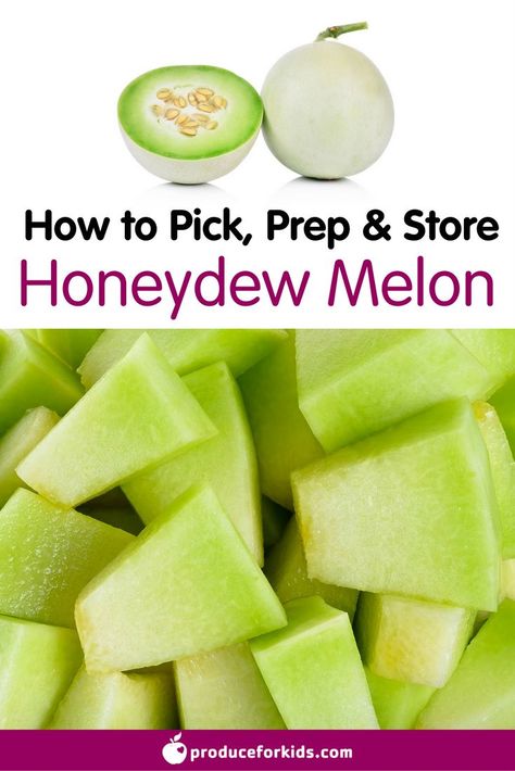 How To Freeze Honeydew Melon, Canning Honeydew Melon, Honeydew Melon Recipes, Vegetable Ideas, Good Lifestyle, Store Fruit, Food Reference, Honey Dew, Honeydew Melon