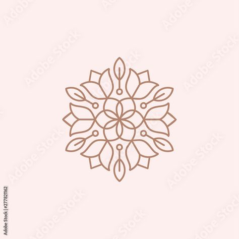 Mandala Logo Design, Image Flower, Mandala Logo, Lotus Flower Logo, Wild Jasmine, Icon Logo Design, Character Symbols, Water Barrel, Tattoo Board