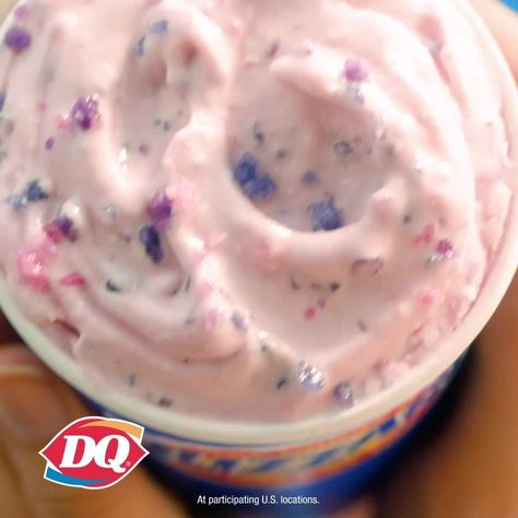 Dairy Queen Blizzard Flavors, Cotton Candy Blizzard, Air Fairy, Dq Blizzard, Dairy Queen Blizzard, Light Sauce, Food Motivation, Make French Toast, Dairy Queen