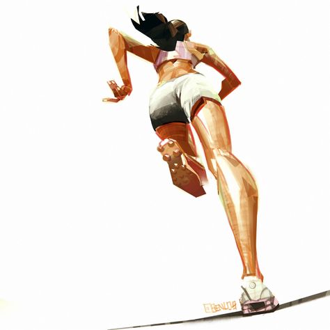 Running Drawing, Running Illustration, Running Pose, Running Art, Person Running, Action Pose Reference, Sport Illustration, 캐릭터 드로잉, Human Poses Reference